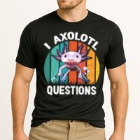 I Axolotl Questions Shirt Youth Kids Retro 90s Funny Axolotl Cooling Performance Crew T-Shirt