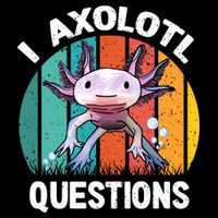 I Axolotl Questions Shirt Youth Kids Retro 90s Funny Axolotl Cooling Performance Crew T-Shirt
