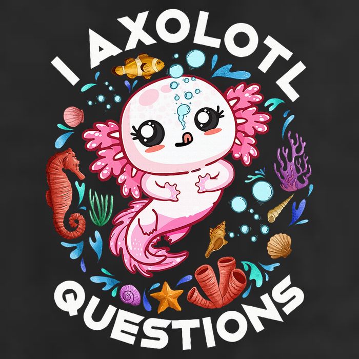 I Axolotl Questions Funny Axolotl lover Cool Comfort Performance Bucket Hat