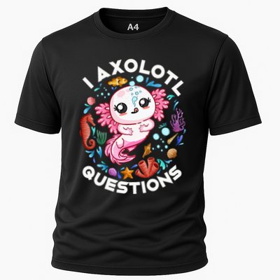 I Axolotl Questions Funny Axolotl lover Performance Shirt