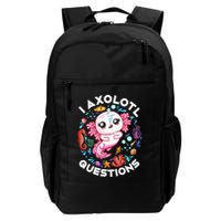 I Axolotl Questions Funny Axolotl lover Backpack