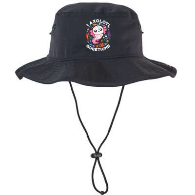I Axolotl Questions Funny Axolotl lover Bucket Hat