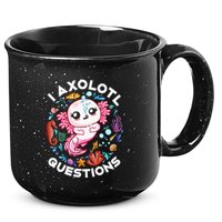 I Axolotl Questions Funny Axolotl lover 15oz Campfire Ceramic Mug