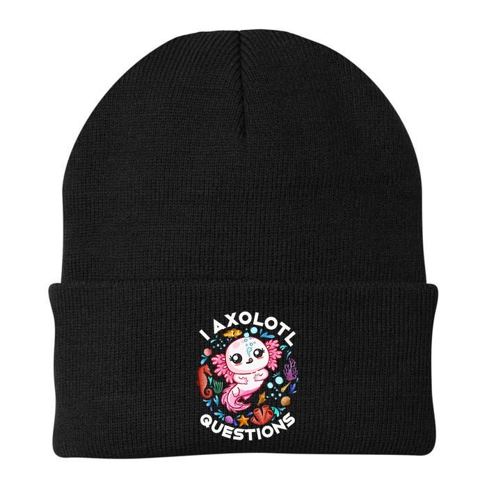 I Axolotl Questions Funny Axolotl lover Beanie
