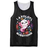 I Axolotl Questions Funny Axolotl lover Mesh Reversible Basketball Jersey Tank