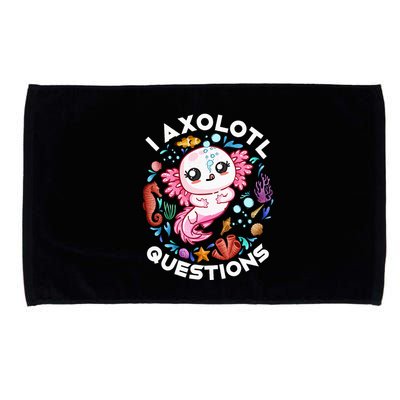 I Axolotl Questions Funny Axolotl lover Microfiber Hand Towel