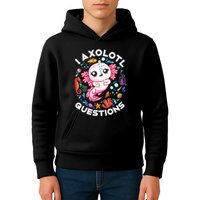I Axolotl Questions Funny Axolotl lover Kids Hoodie