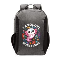 I Axolotl Questions Funny Axolotl lover Vector Backpack