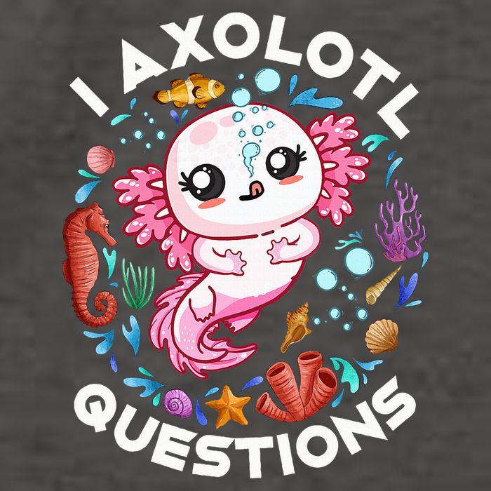 I Axolotl Questions Funny Axolotl lover Vector Backpack
