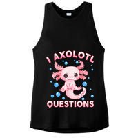 I Axolotl Questions Axolotl Ladies PosiCharge Tri-Blend Wicking Tank