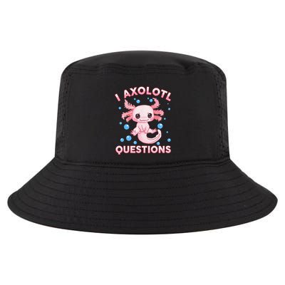 I Axolotl Questions Axolotl Cool Comfort Performance Bucket Hat