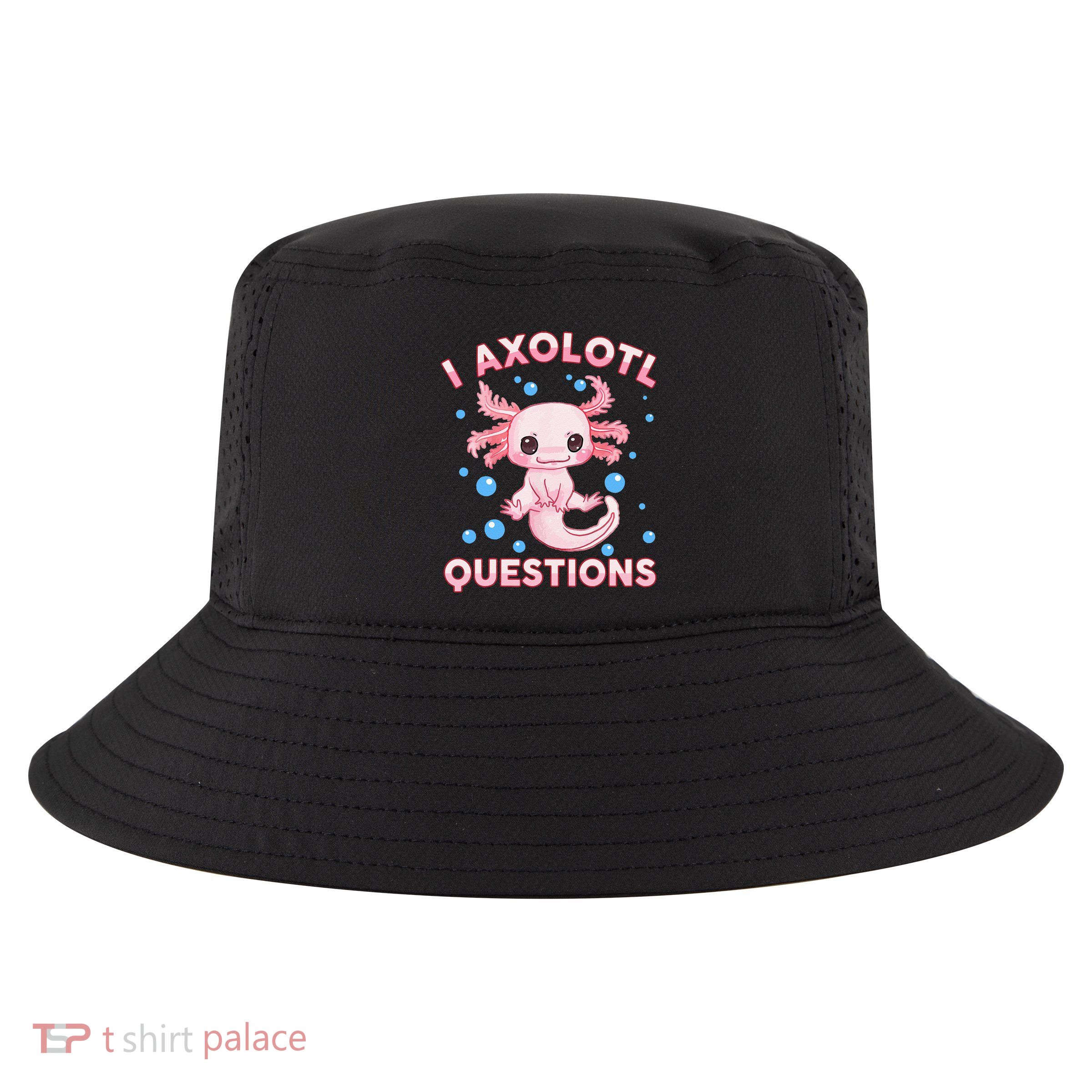 I Axolotl Questions Axolotl Cool Comfort Performance Bucket Hat