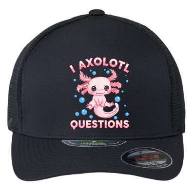 I Axolotl Questions Axolotl Flexfit Unipanel Trucker Cap