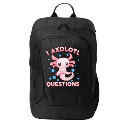 I Axolotl Questions Axolotl City Backpack