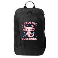 I Axolotl Questions Axolotl City Backpack