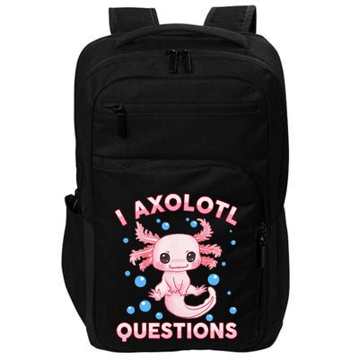 I Axolotl Questions Axolotl Impact Tech Backpack