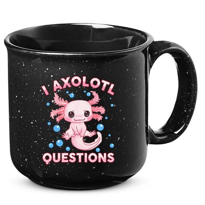 I Axolotl Questions Axolotl 15oz Campfire Ceramic Mug