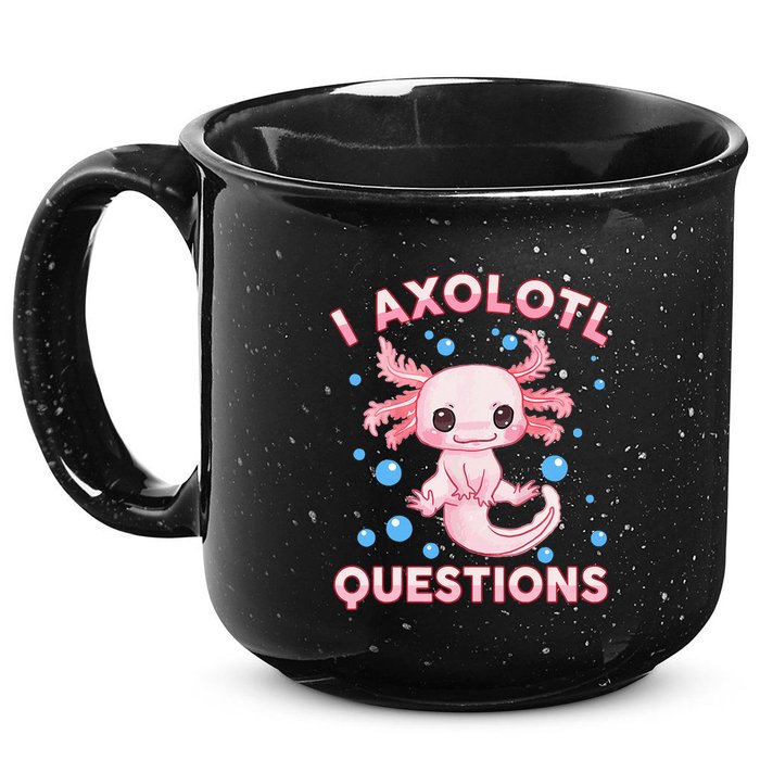 I Axolotl Questions Axolotl 15oz Campfire Ceramic Mug