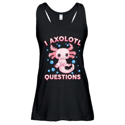 I Axolotl Questions Axolotl Ladies Essential Flowy Tank