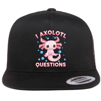 I Axolotl Questions Axolotl Flatbill Hat