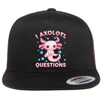 I Axolotl Questions Axolotl Flatbill Hat