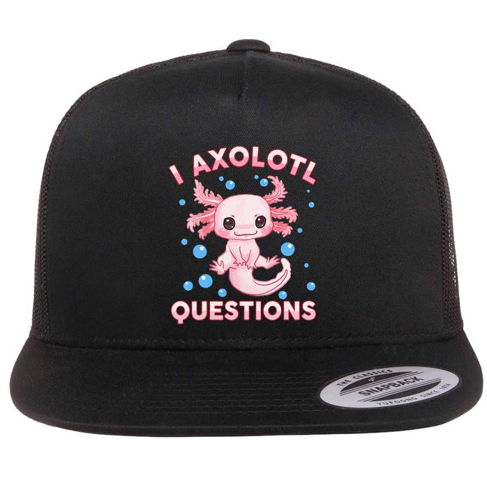 I Axolotl Questions Axolotl Flatbill Hat