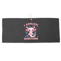 I Axolotl Questions Axolotl Large Microfiber Waffle Golf Towel