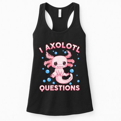 I Axolotl Questions Axolotl Womens Tank Top