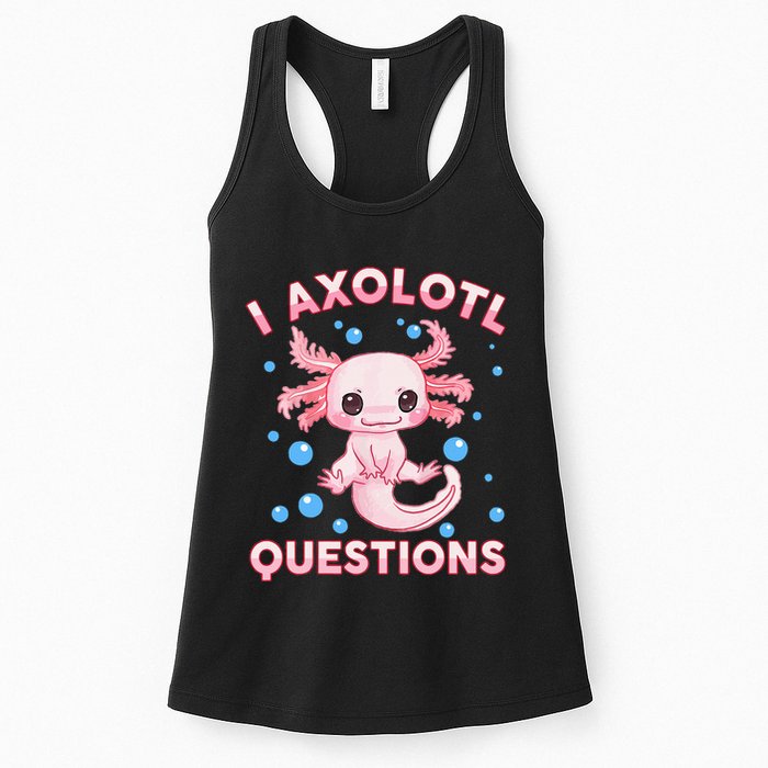 I Axolotl Questions Axolotl Womens Tank Top