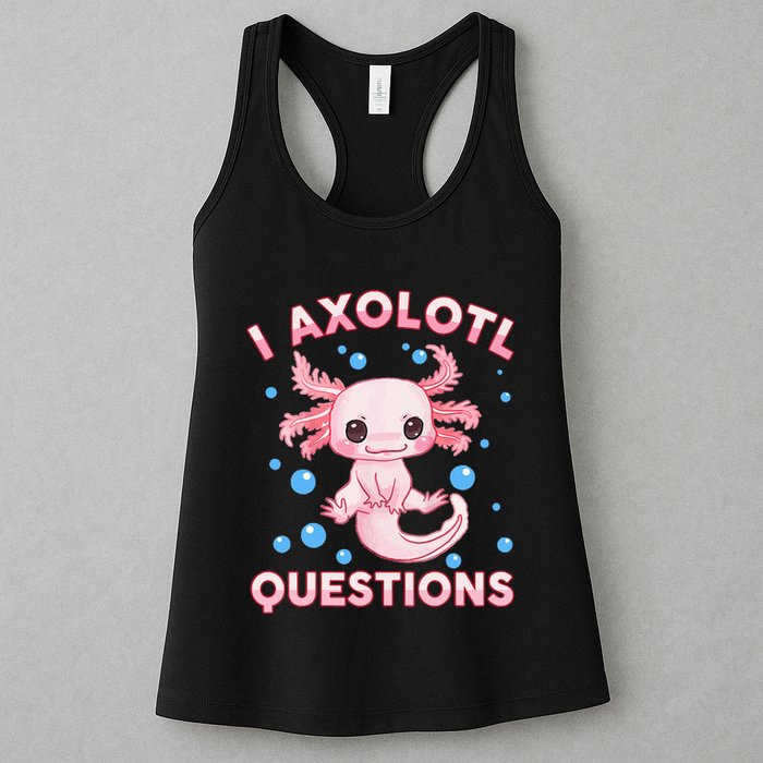 I Axolotl Questions Axolotl Womens Tank Top