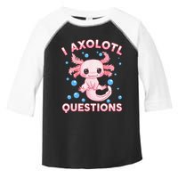 I Axolotl Questions Axolotl Toddler Fine Jersey T-Shirt