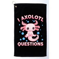 I Axolotl Questions Axolotl Golf Towel