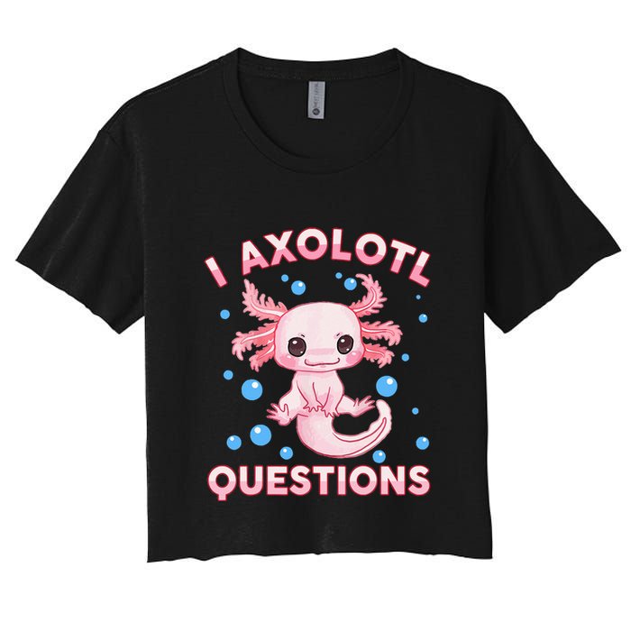 I Axolotl Questions Axolotl Crop Top