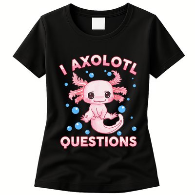 I Axolotl Questions Axolotl Womens T-Shirt