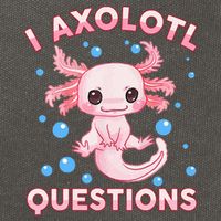 I Axolotl Questions Axolotl Cotton Canvas Backpack