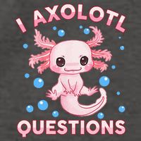 I Axolotl Questions Axolotl Vector Backpack