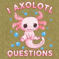 I Axolotl Questions Axolotl Garment-Dyed Women's Muscle Tee