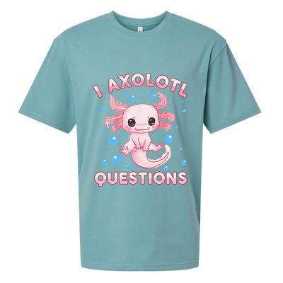 I Axolotl Questions Axolotl Sueded Cloud Jersey T-Shirt