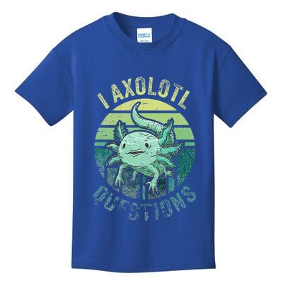 I Axolotl Questions Kids T-Shirt