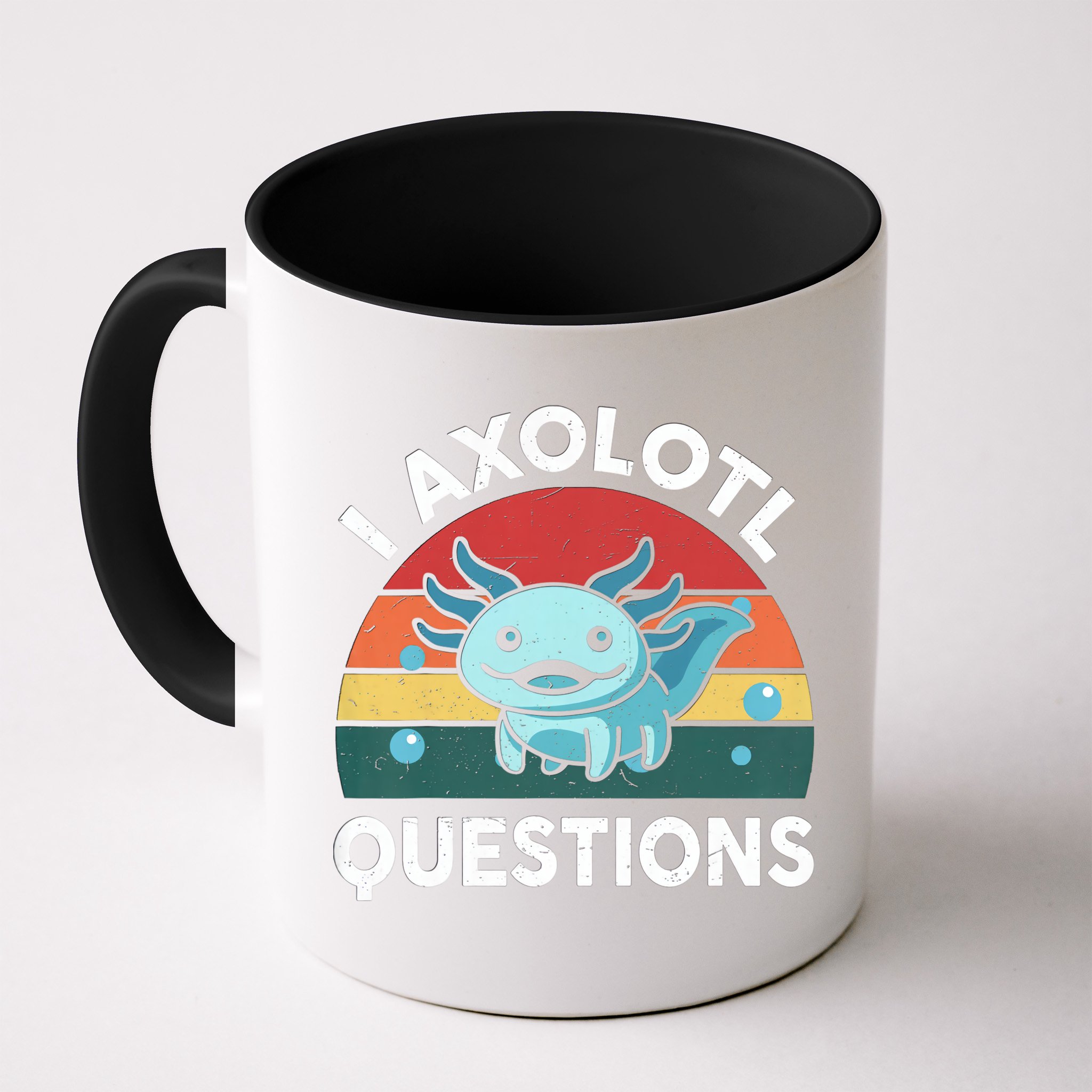 I Axolotl Questions Design Funny Cute Axolotl Mug