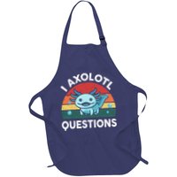 I Axolotl Questions Design Funny Cute Axolotl Apron
