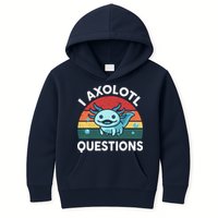 I Axolotl Questions Design Funny Cute Axolotl Kids Hoodie