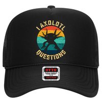I Axolotl Questions Funny Axolotl Vintage Retro Hat