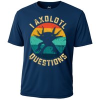 I Axolotl Questions Funny Axolotl Vintage Retro Performance Shirt