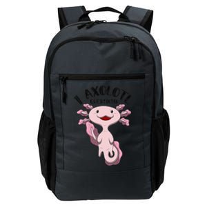 I Axolotl Questions Funny Puns Children Gift  Daily Commute Backpack