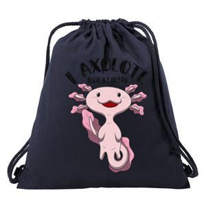 I Axolotl Questions Funny Puns Children Gift  Drawstring Bag