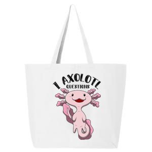 I Axolotl Questions Funny Puns Children Gift  25L Jumbo Tote