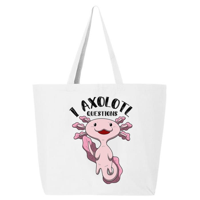 I Axolotl Questions Funny Puns Children Gift  25L Jumbo Tote