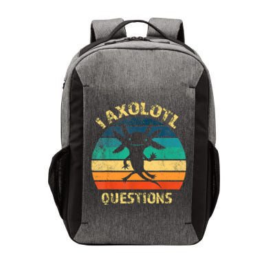 I Axolotl Questions Funny Axolotl Vintage Retro Design Vector Backpack