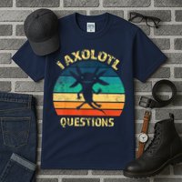 I Axolotl Questions Funny Axolotl Vintage Retro Design Tall T-Shirt